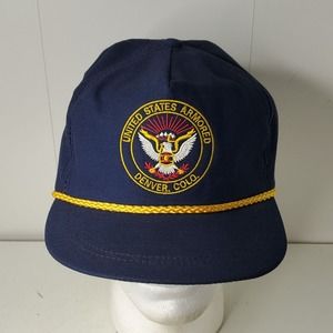 VTG United States Armored Trucking Company Hat Baseball Cap Denver Colorado Logo